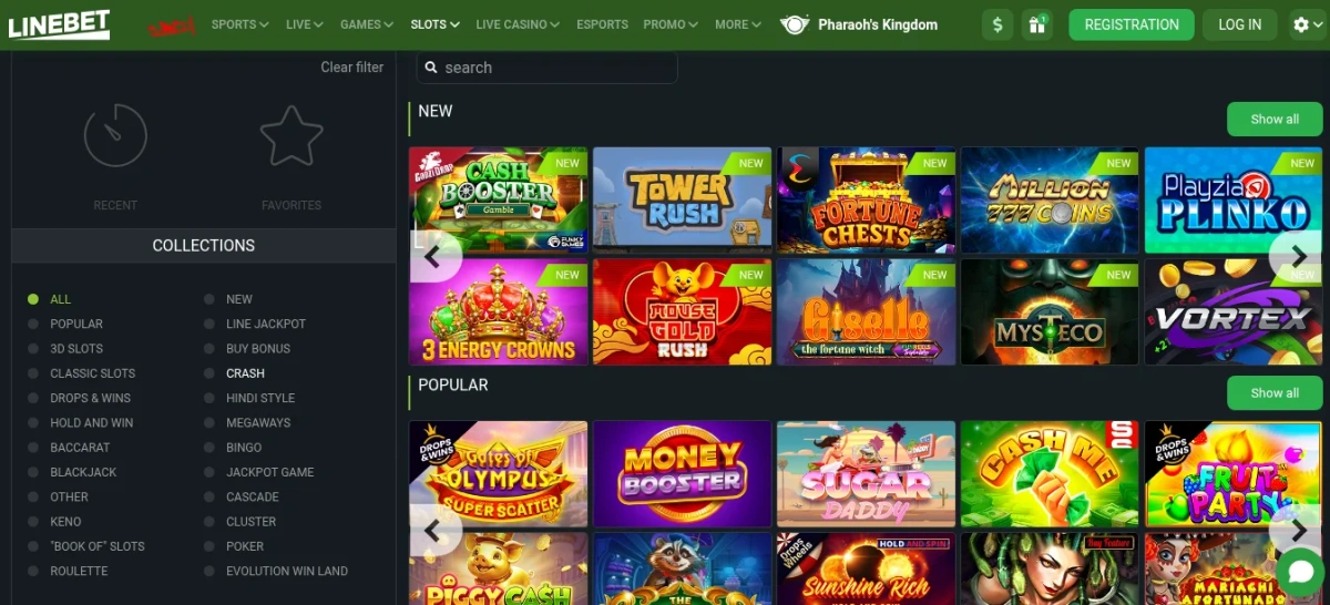 Extensive collection of over 3,000 slot machines featuring diverse themes and bonus features