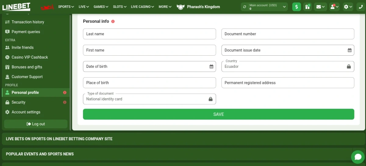 Secure account verification process for safe withdrawals