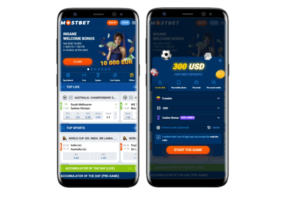 Native mobile apps provide full platform functionality with exclusive features including biometric login and push notifications Mostbet mobile applications displayed on Android and iOS smartphones