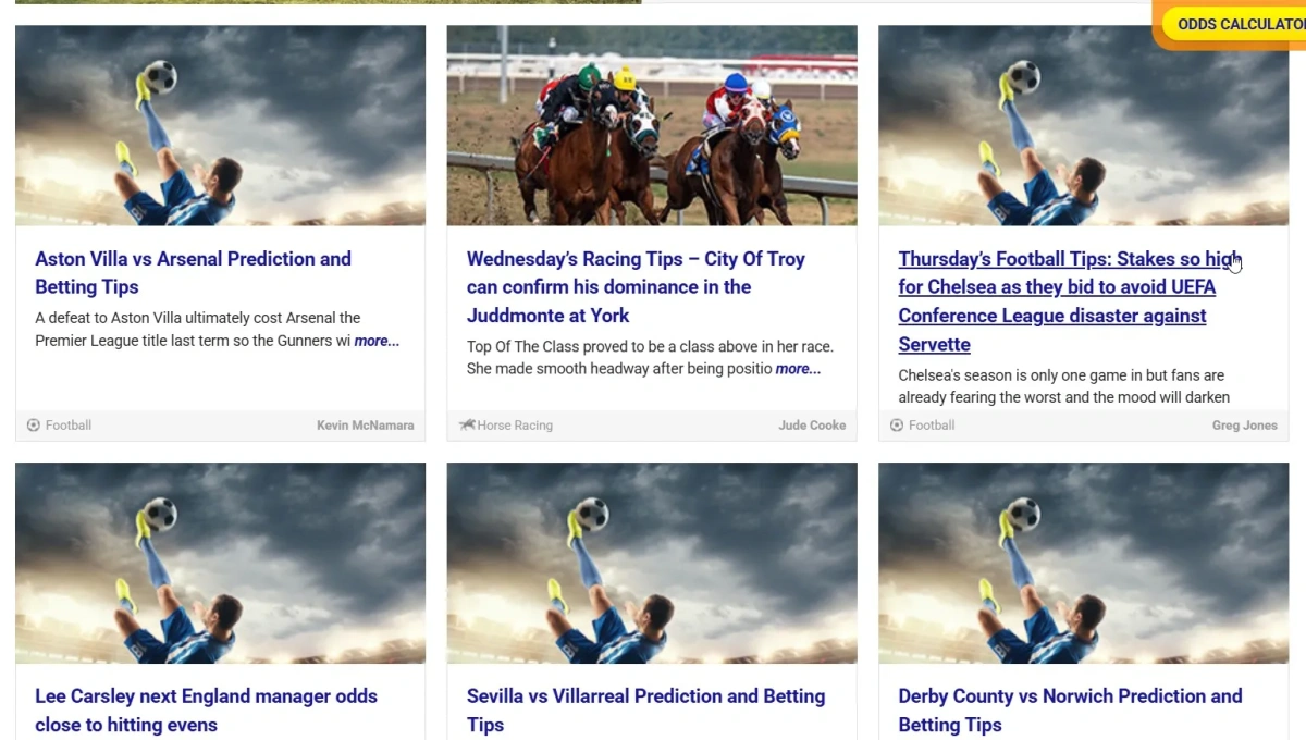Educational resources and betting strategies Betting tips section or blog