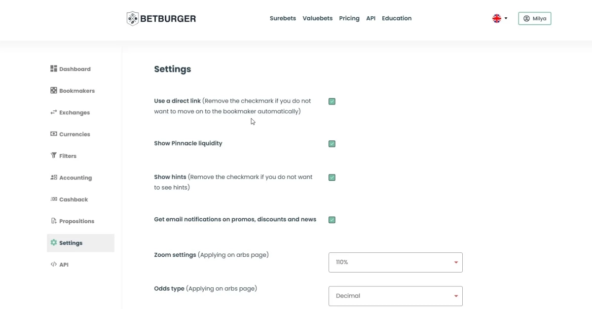 Complete profile dashboard showing all 10 management sections